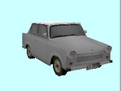Trabant_601_grau_weiss_Limo
